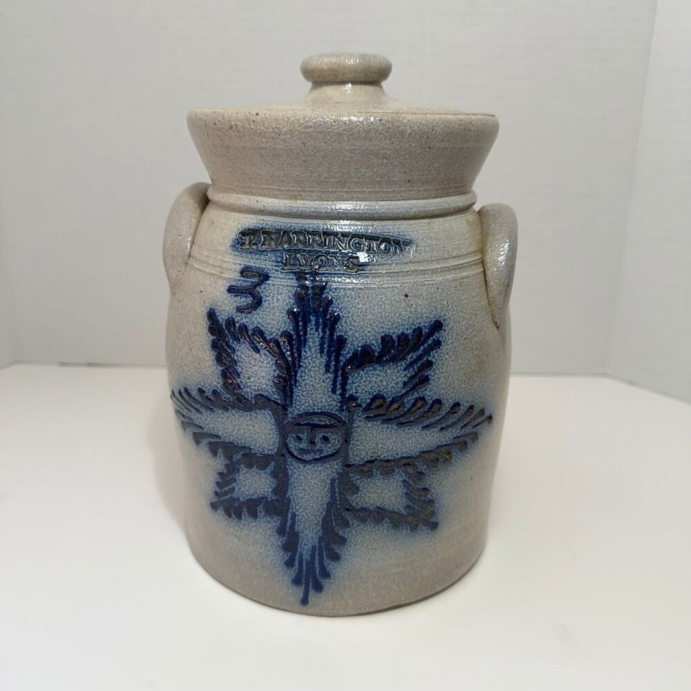 Vtg Miniature T. Harrington Lyons reproduction of the classic 19th century jug
